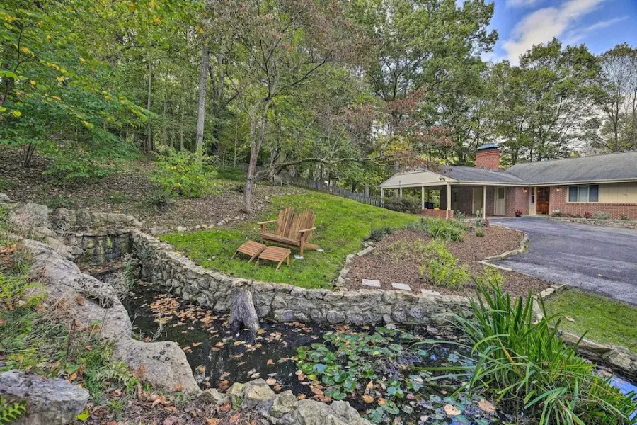 Updated Ranch-style Home w/ Scenic Deck, Pond