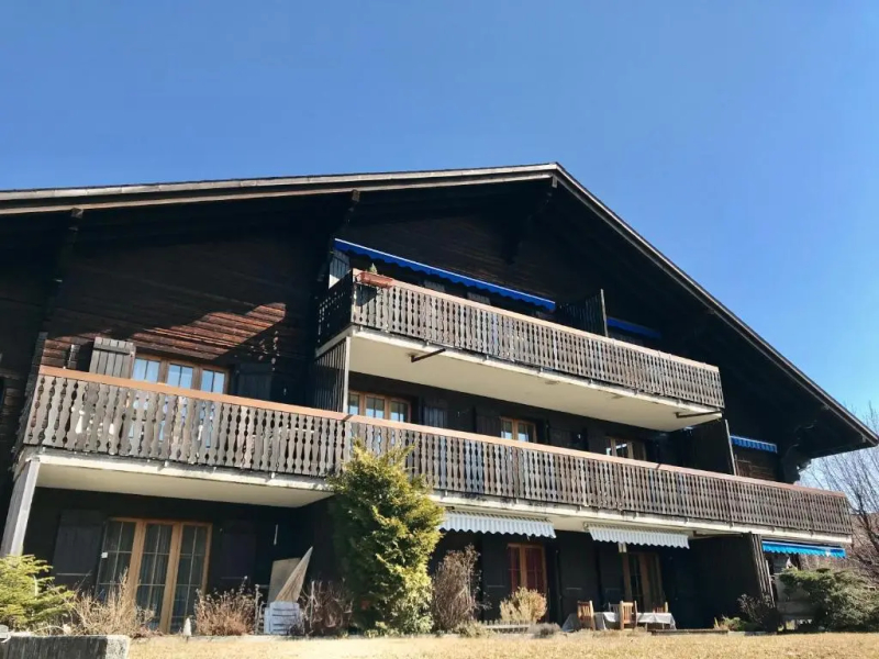 Appartement 53m2 rénové dans un chalet au coeur de Charmey avec vue sur les montagnes