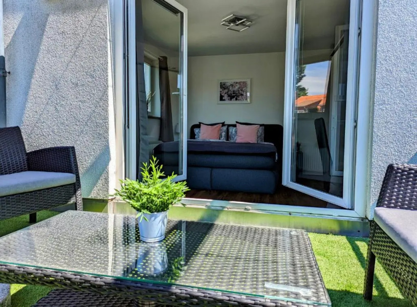 Leipzig-Residenz Waldstraße am Zoo und Red Bull Arena , Rooftop Apartment mit 2 Dachterrassen