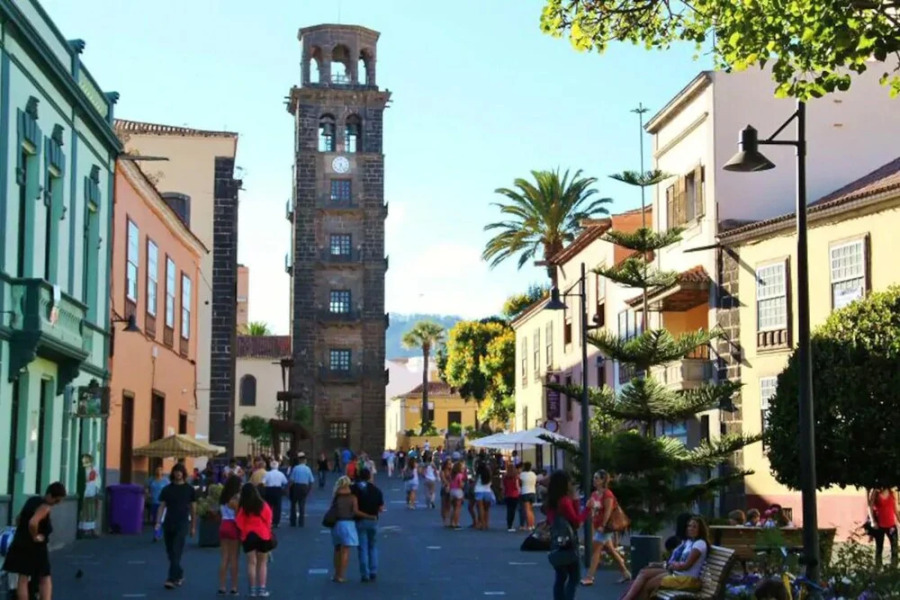 Apartment with One Bedroom in Santa Cruz de Tenerife, Canarias, with Wonderful Sea View, Terrace And Wifi - 2 Km From the Beach