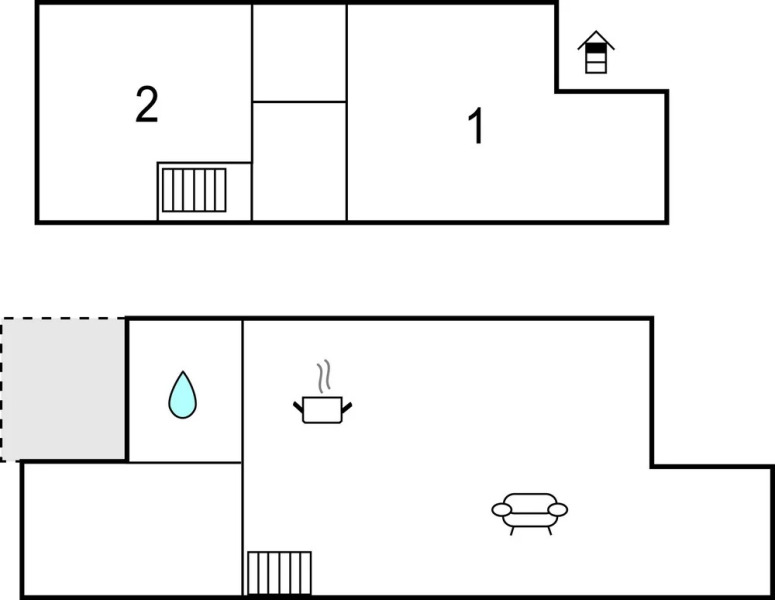Awesome Apartment in Rosendal With 2 Bedrooms, Sauna and Internet