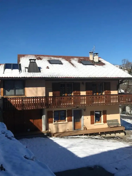 Chalet With 4 Bedrooms in Mont-saxonnex, With Wonderful Mountain View, Furnished Garden and Wifi - 17 km From the Slopes
