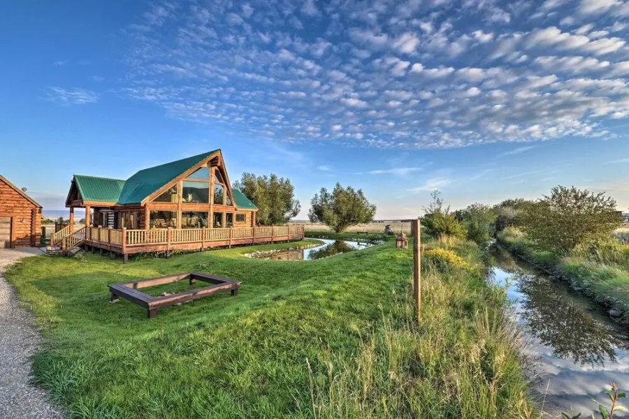 Stunning Driggs Retreat w/ Private Hot Tub & Pond!