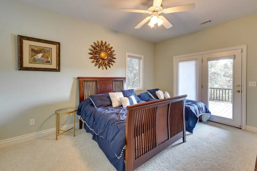 Lakefront Bella Vista Home w/ Game Room & Dock!