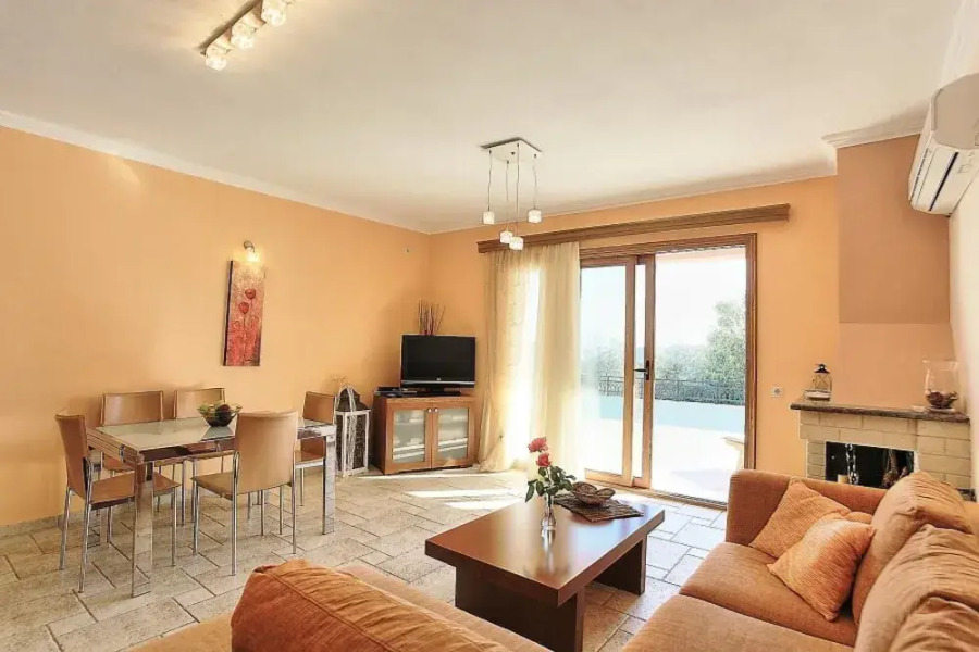 Villa Kyknos Large Private Pool Walk to Beach Sea Views A C Wifi Car Not Required Eco-friendl - 2329