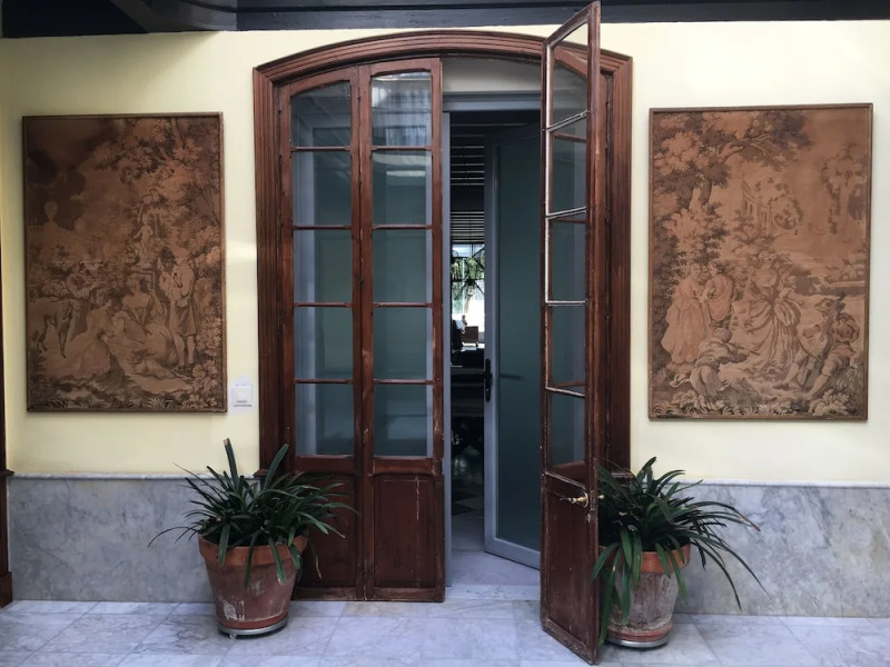 Apartamento Bizcocheros con piscina y jardin