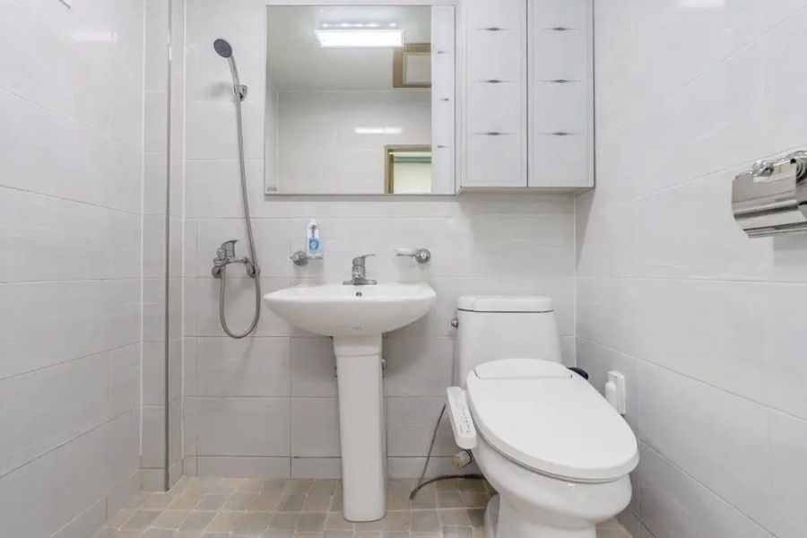 White Pension in Forest