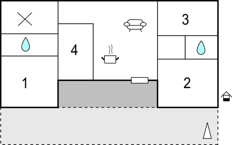 Beautiful Home in Jablanac With 4 Bedrooms and Wifi