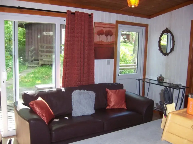 Honeysuckle Lodge set in a Beautiful 24 acre Woodland Holiday Park