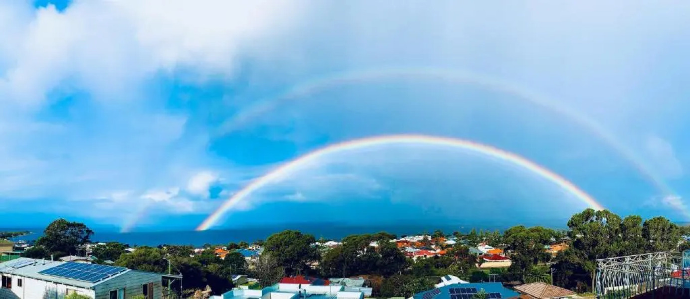 Coastal retreat with magnificent water views.
