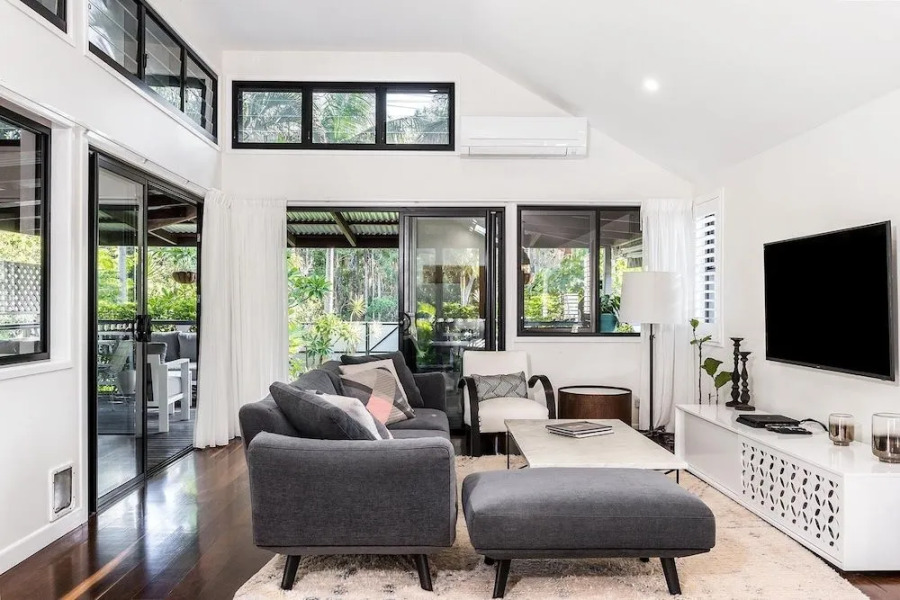 Solstice Federation home with heated pool