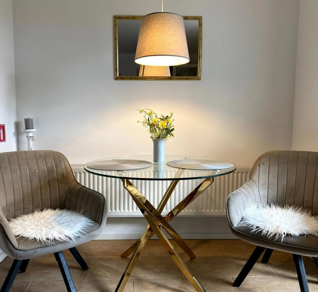 Garden Paradise Bled Apartments - garden, pond and castle view