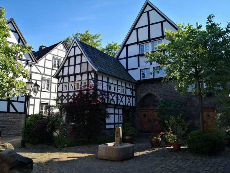 Fünf Giebel Eck in der Freiheit am Ruhrtalradweg