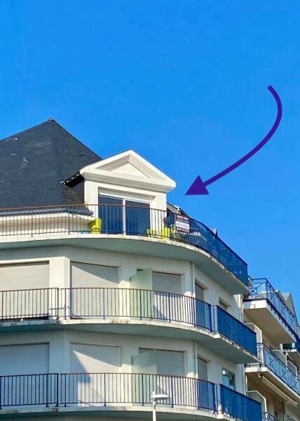 Superbe appartement 4 personnes Le Pouliguen avec vue magnifique sur le port et la mer