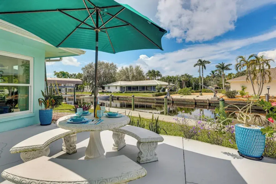 Waterfront Retreat w/ Boat Dock & Yard in Ft Myers