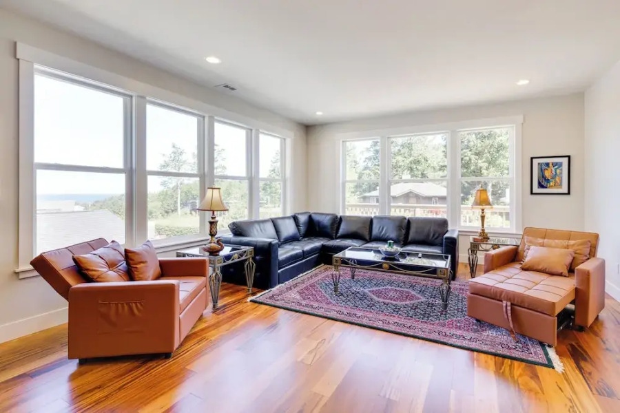 Modern Arch Cape Home: Ocean View, Steps to Beach!