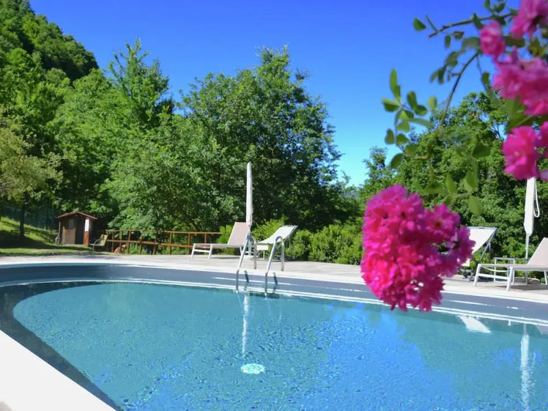 Rustic Country House in the Hills and Forests With Swimming Pool