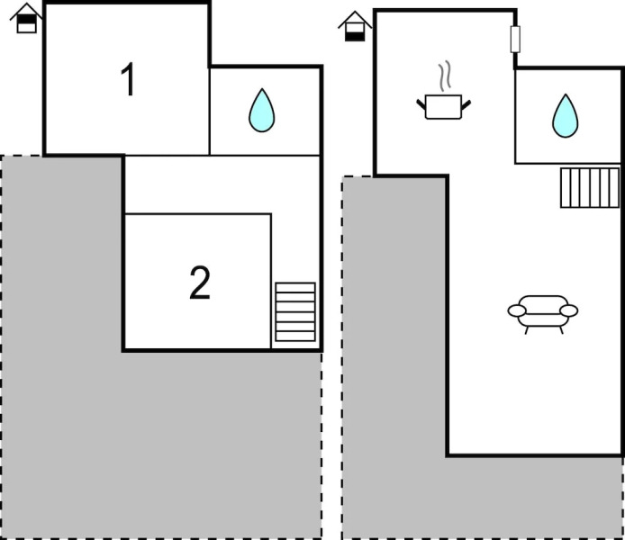 Stunning Home in Livanates With 2 Bedrooms