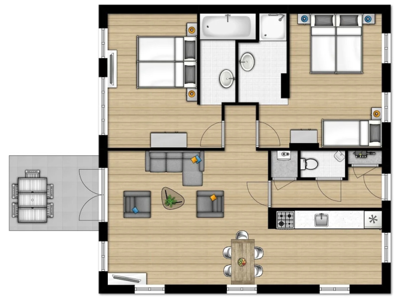 Pet-friendly Garden Getaway