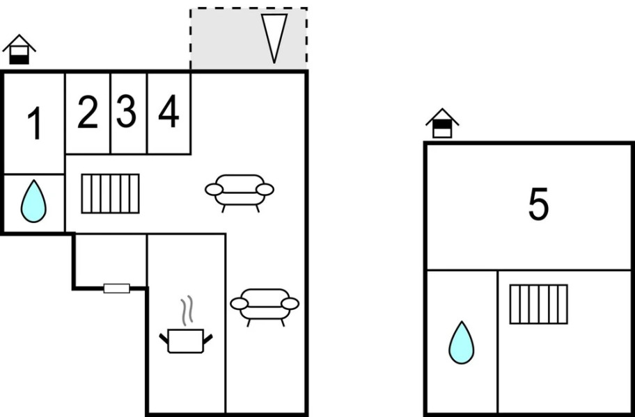 Awesome Home in Mandal With 5 Bedrooms