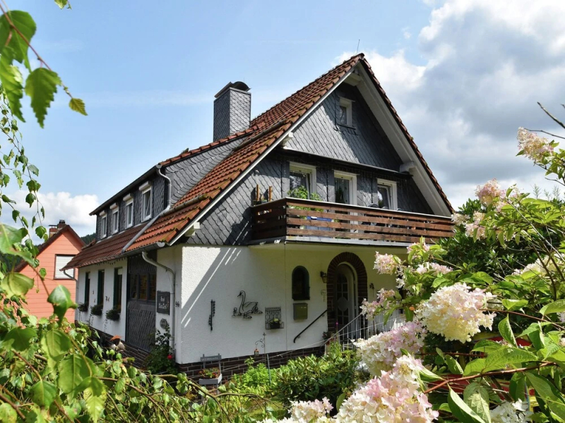 Flat for 10 People With a Large Conservatory at the Edge of the Forest in the Harz Region