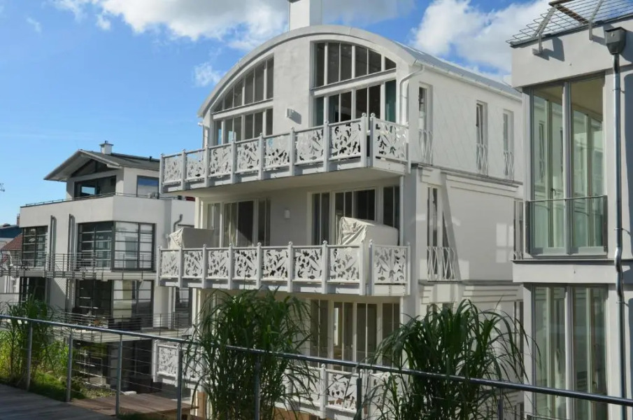 Villa "Johanna" F593 - Appt 12 mit Kamin und zwei Balkonen