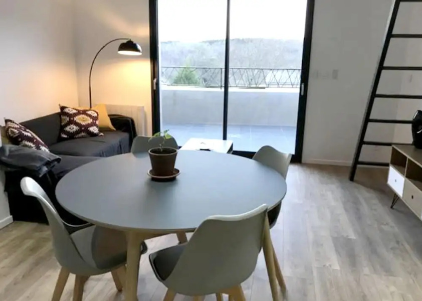 Apartment With 3 Bedrooms in Pélussin, With Wonderful Mountain View, Furnished Terrace and Wifi - 18 km From the Slopes