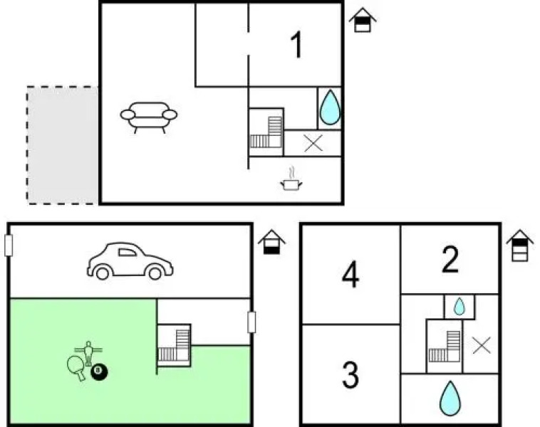 Four-Bedroom Holiday home Homsemstraat 83