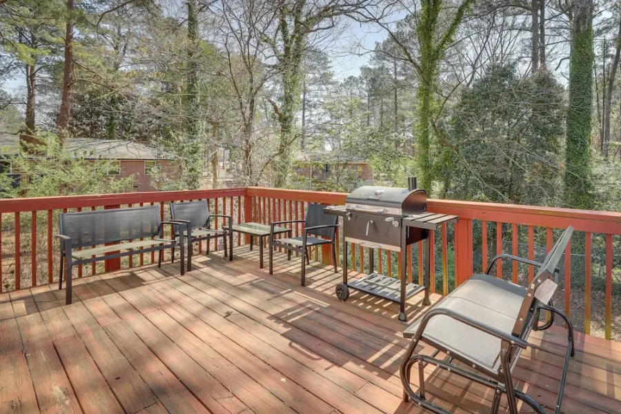 Stone Mountain Vacation Rental With Deck!
