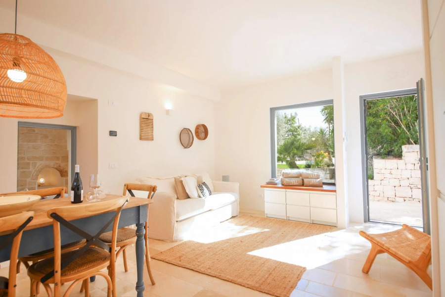 TD Trulli Tortorella w Nature Pool Sauna