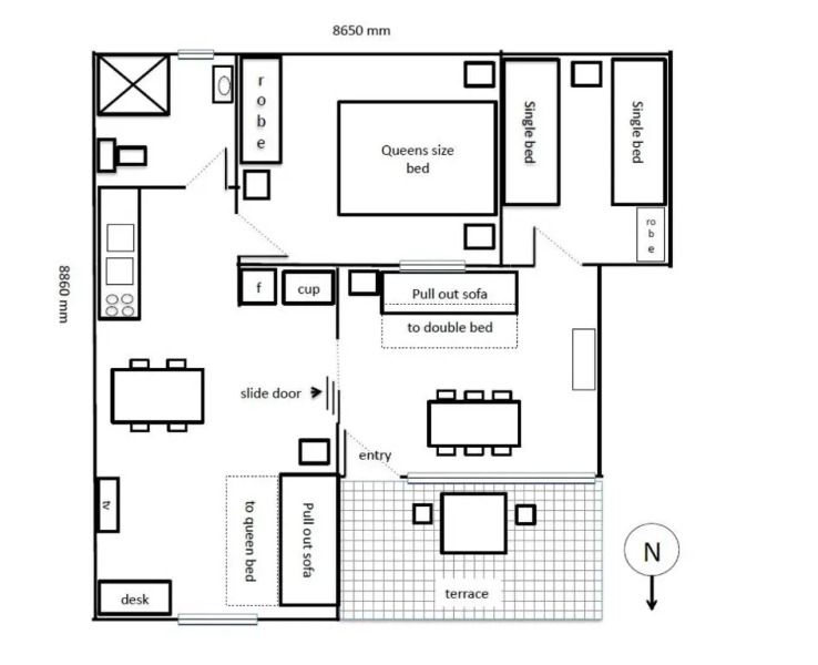 Apartment A2 - Prvi zal