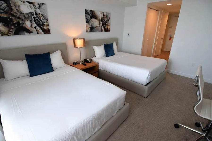 Fabulous Bay, Ocean & Skyline View 2 Bed 2 Bath Residence @ Beachwalk Resort