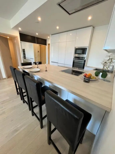 Luxe apartment with balcony