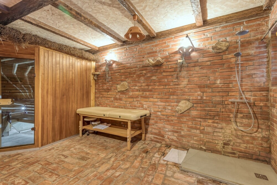 Pool Suite Flaxseed Private Sauna