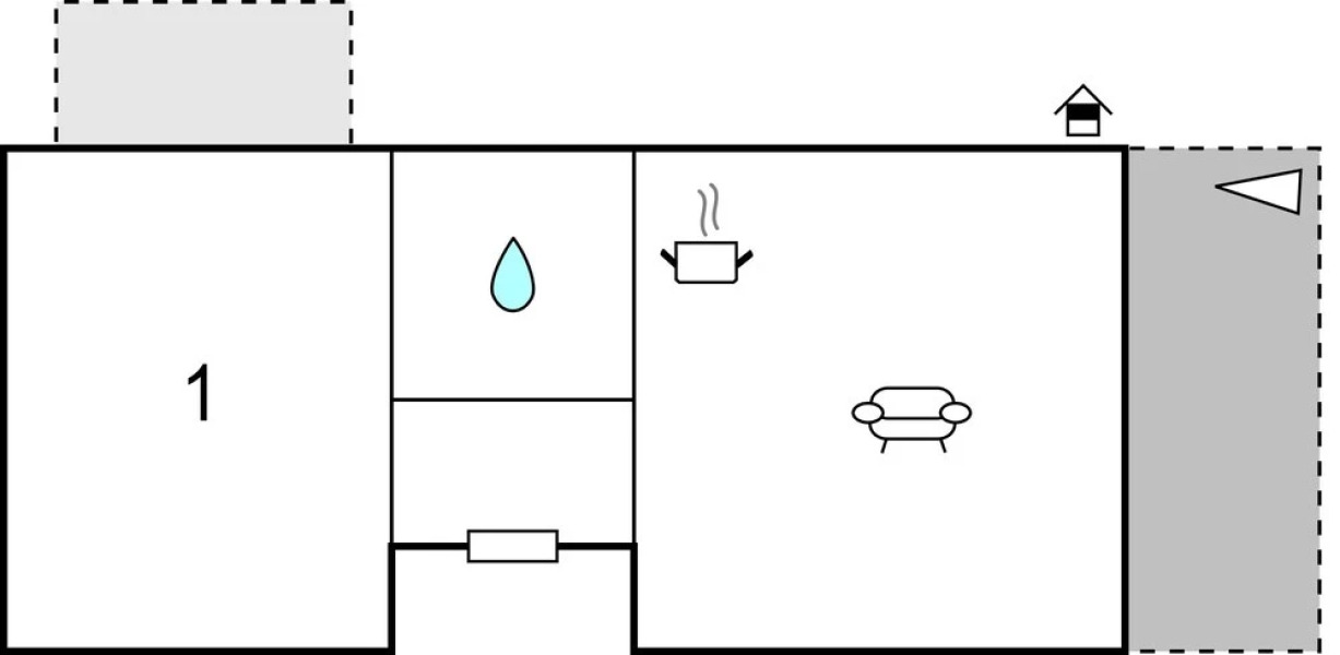 Awesome Home in Stanici With Wifi and 1 Bedrooms