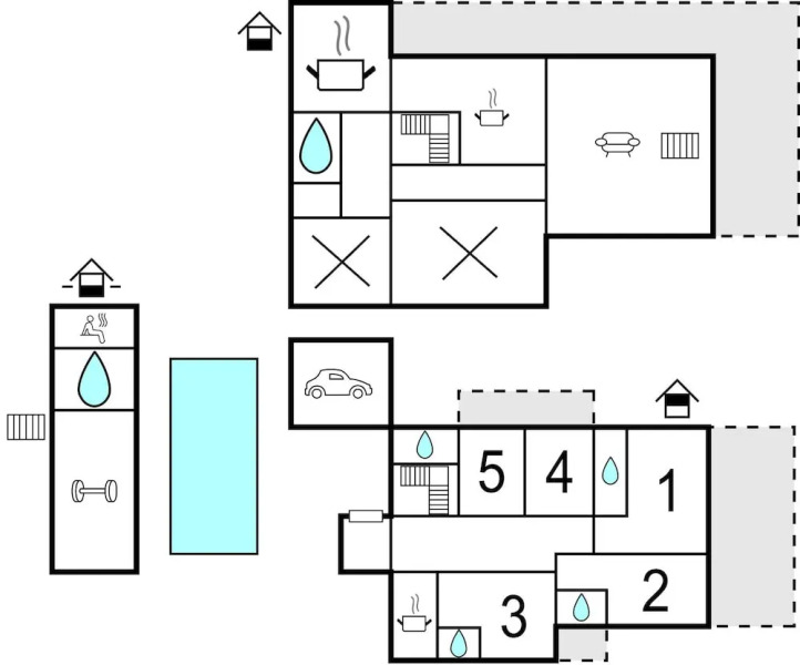 Nice Home in Jadranovo With Sauna, Wifi and 5 Bedrooms