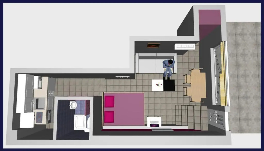 HoneyBee 1 - Sunny Studio in the center of Rafina