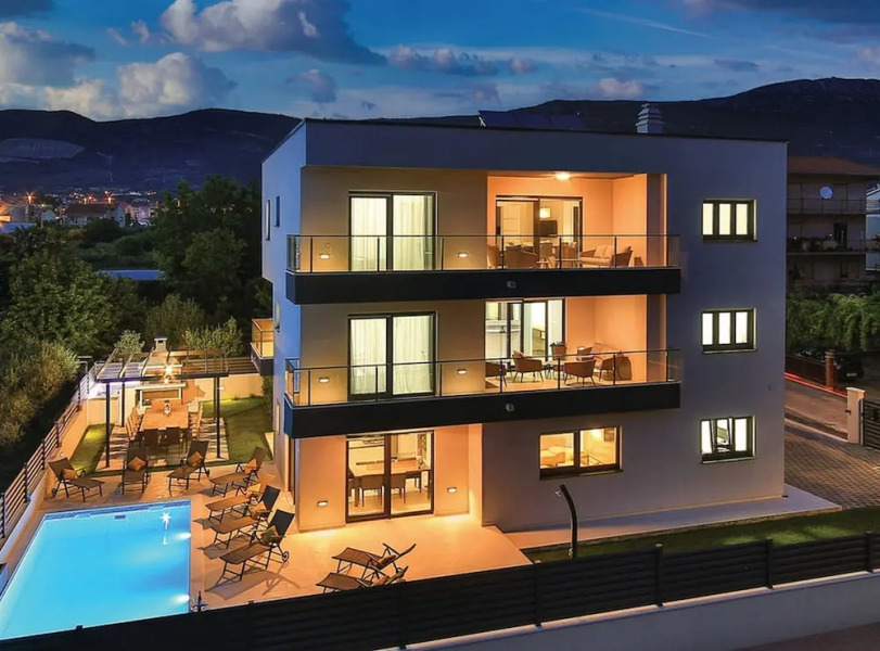 Modern Kastel Villa With Private Pool, Gym, and Large Outdoor Space