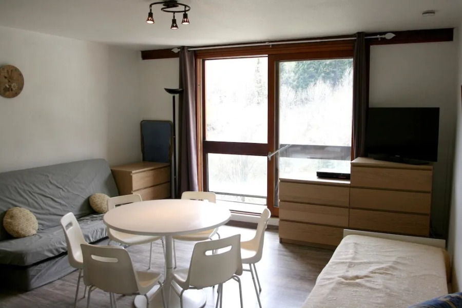 Studio in Le Corbier, With Wonderful Mountain View and Balcony - 100 m