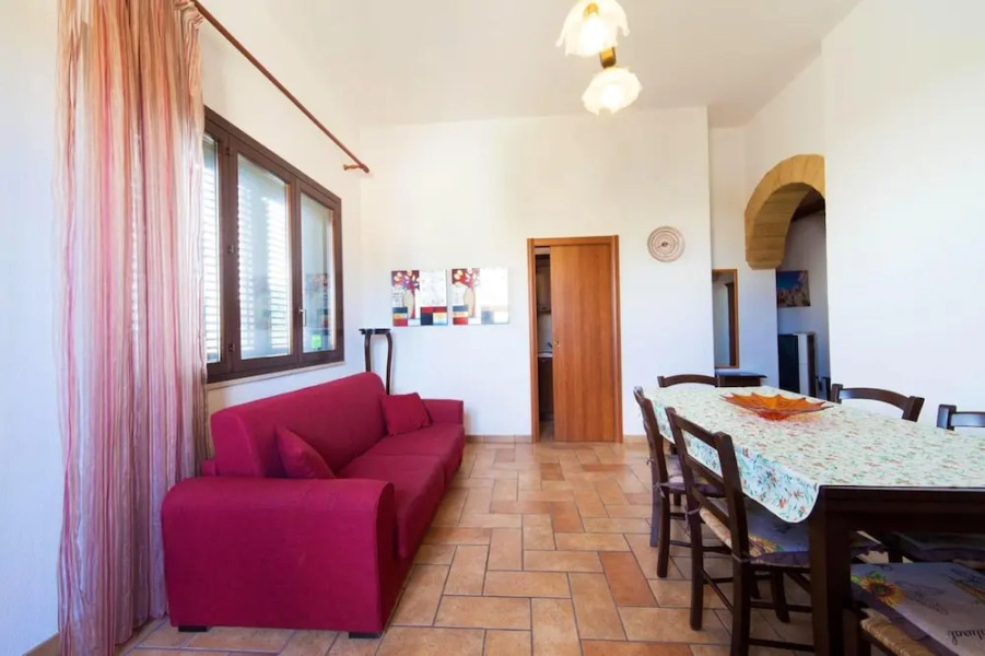 Apartment With 2 Bedrooms in Rilievo, With Pool Access, Furnished Terrace and Wifi - 5 km From the Beach