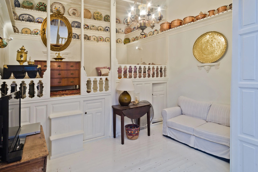 White Traditional House