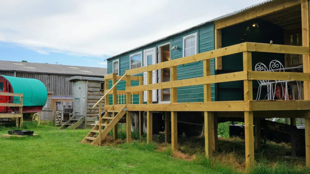 Unique Upcycled Straw Trailer @ Westcote