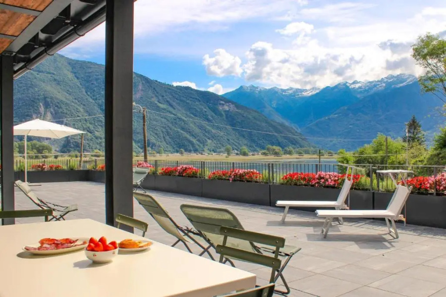 Dascio Vita See Ferienwohnung mit Dachterrasse