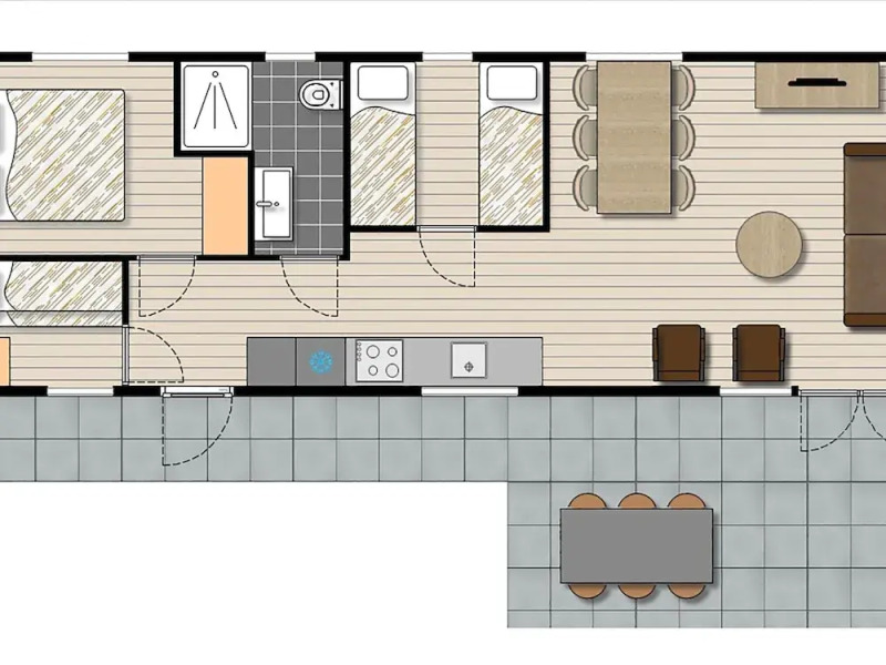 Chalet in a Holiday Park, 18 km. From Rotterdam