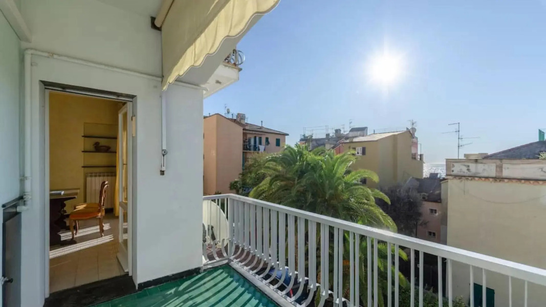 ALTIDO Light flat for 3 in the heart of Bogliasco
