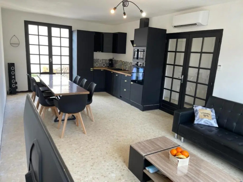 Piscine chauffée clim 13 personnes centre valras plage