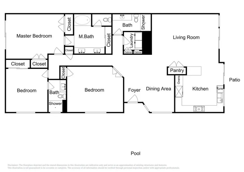 La Quinta Condo 3 Bedrooms 3 Bathrooms Condo