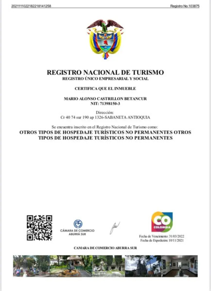 Sabaneta, apartment, Parking, Pool & with club in the sky!