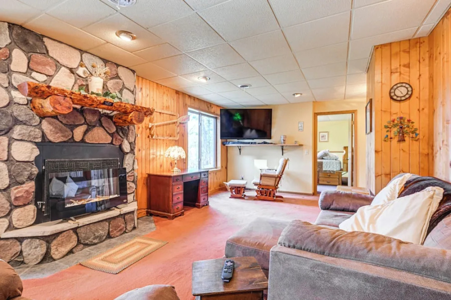 Lake Wissota Home w/ Private Dock + Fire Pit!