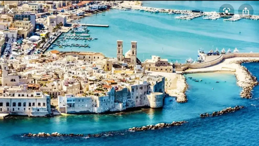 Studio in Molfetta, With Furnished Balcony Near the Beach